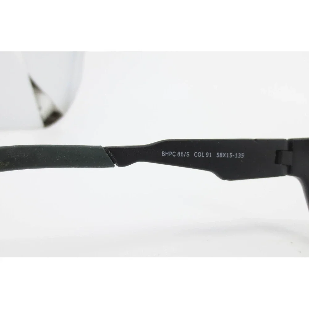 Beverly Hills Polo Club BHPC 86/S Matte Black Green Eyeglasses Frames 58-15-135